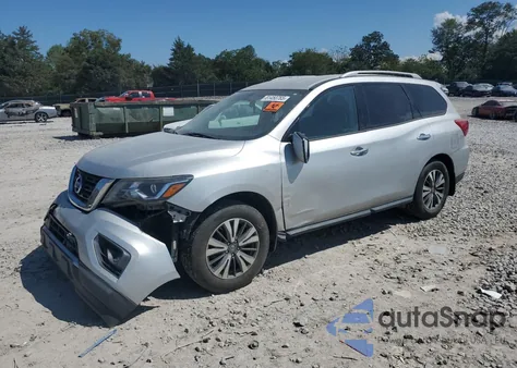 2017 Nissan Pathfinder S z USA, uszkodzony, nr VIN 5N1DR2MMXHC629058